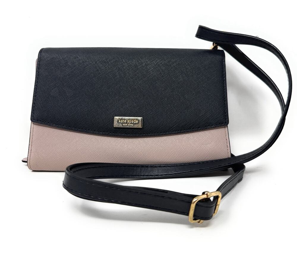 Kate Spade Saffiano Leather Winni Laurel Way Crossbody Clutch